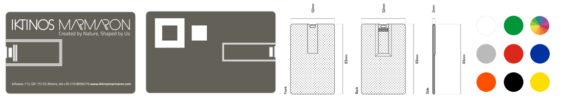 montelo CM-1095 stikaki karta USB stick drive credit card