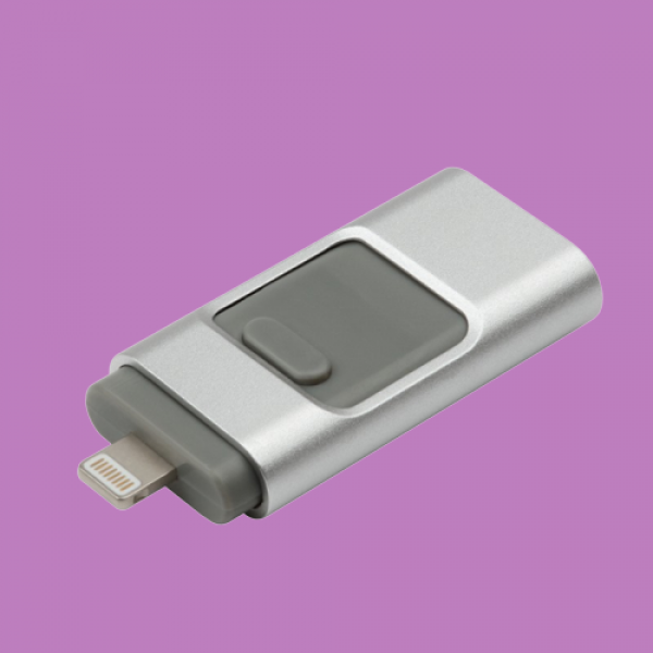USB Flash Drive 3 in 1 micro/Type C + Lightning | CM-1240B