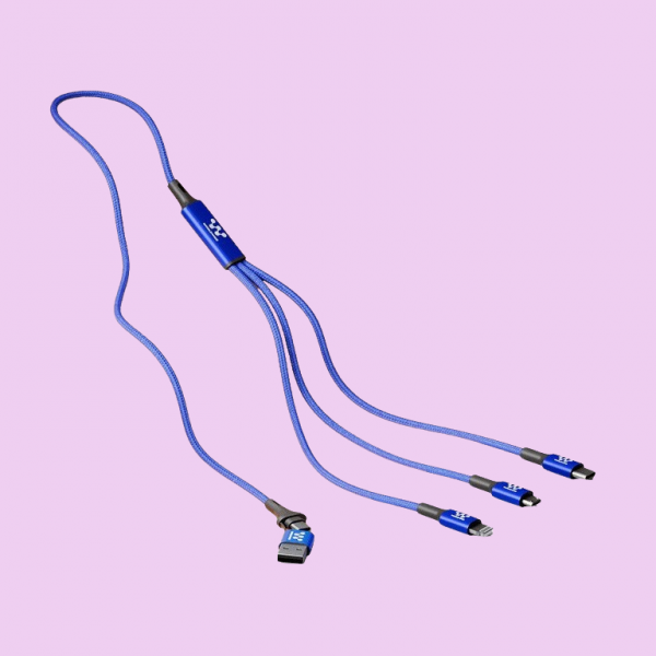 Braided Καλώδιο Φόρτισης 2 σε 1